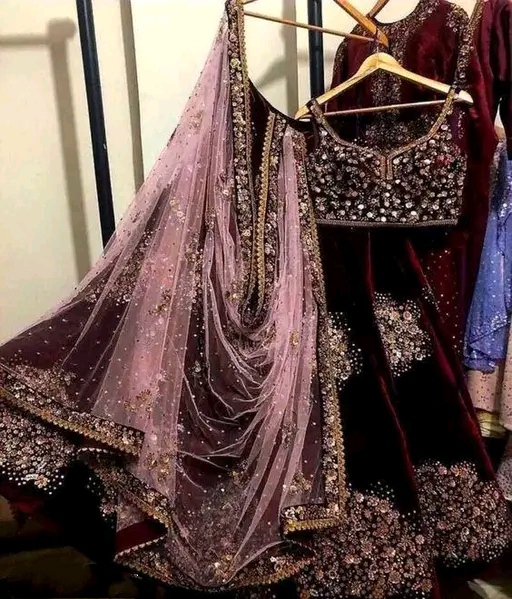 Fancy Designer Flared Embroidered Rajasthani Bridal Lehenga