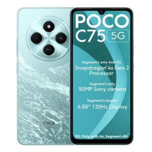 POCO C75 5G (Aqua Bliss, 64 GB) (4 GB RAM)