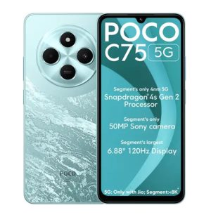POCO C75 5G (Aqua Bliss, 64 GB) (4 GB RAM)
