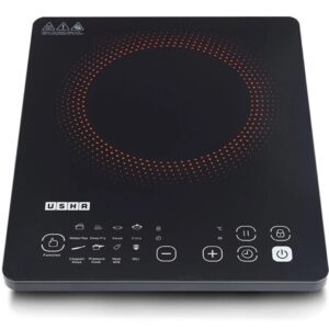 Usha 2000 watt Induction cooktop Touch Pannel Black