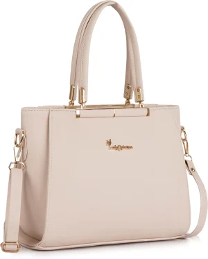 LADY QUINTON ; DISIGNER BAGS Women Beige Handbag