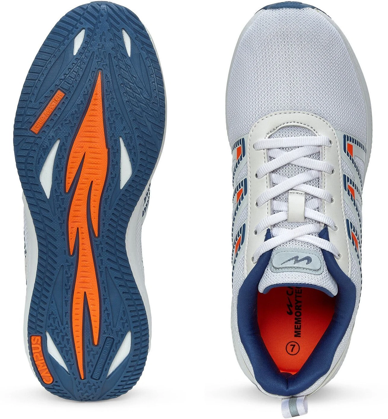 CAMPUS WENDIGO Men's Sports Shoes | Memory Insole & Ultra-Soft Mesh Upper | Lace-Up Running Shoes For Men - Image 4